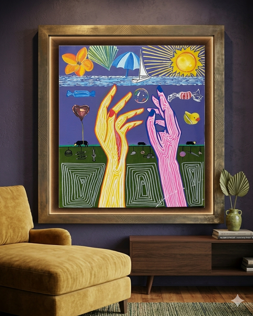 Delightful Confusion — original art print by Altar Ergo