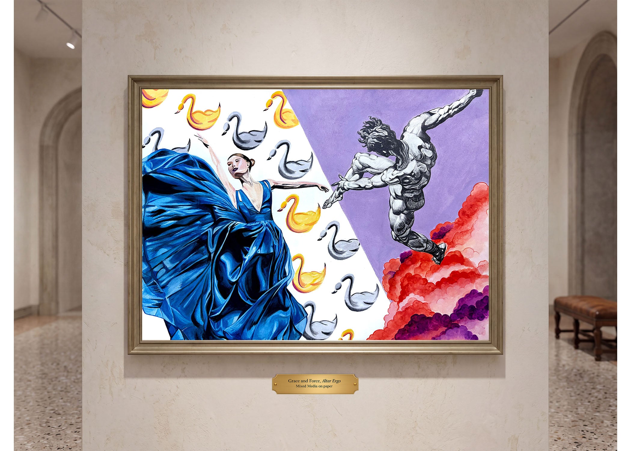 Grace and Force — gallery mockup, Altar Ergo