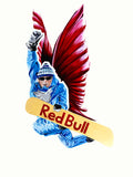 Red Bull Snow illustrated sticker by Altar Ergo