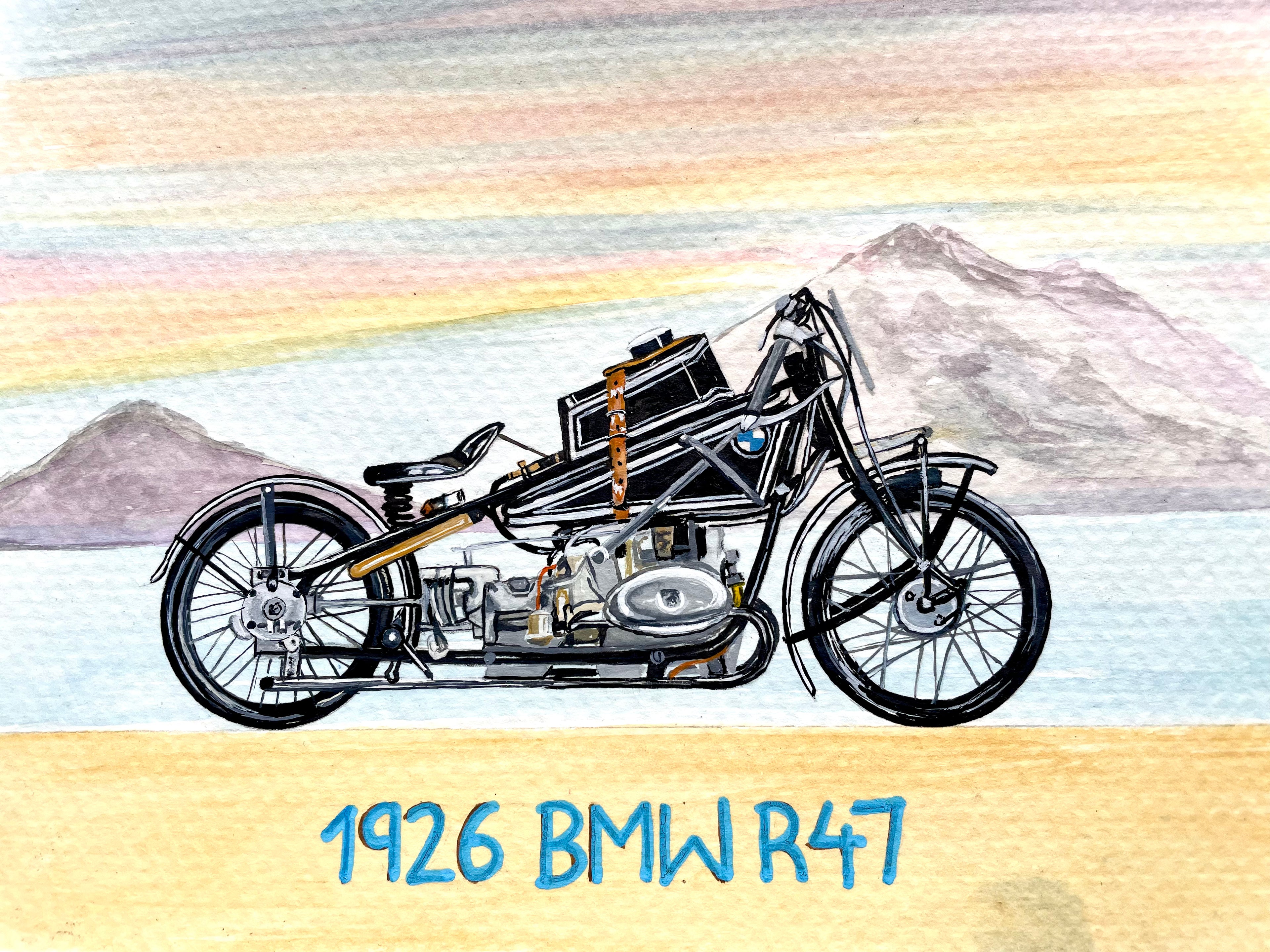 Timeless Adventure — original art postcard by Altar Ergo