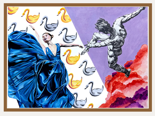 Grace and Force — original art print by Altar Ergo